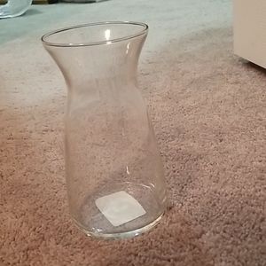 6 glass vases